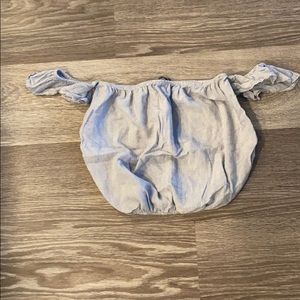 Off the shoulder crop top